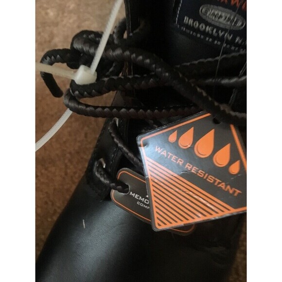 Smith's Workwear Men's Size 6 Faux Leather Boots Work Casual Black - Picture 3 of 11